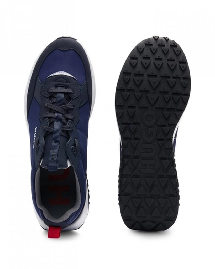 Hugo Boss Mens Kane Runn Trainers - Blue - Size UK 9